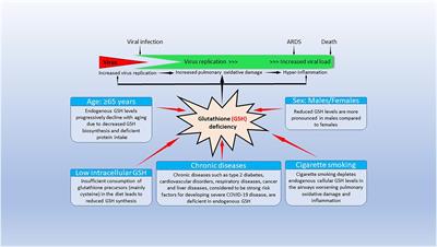 Glutathione deficiency in the pathogenesis of SARS-CoV-2 infection and its effects upon the host immune response in severe COVID-19 disease